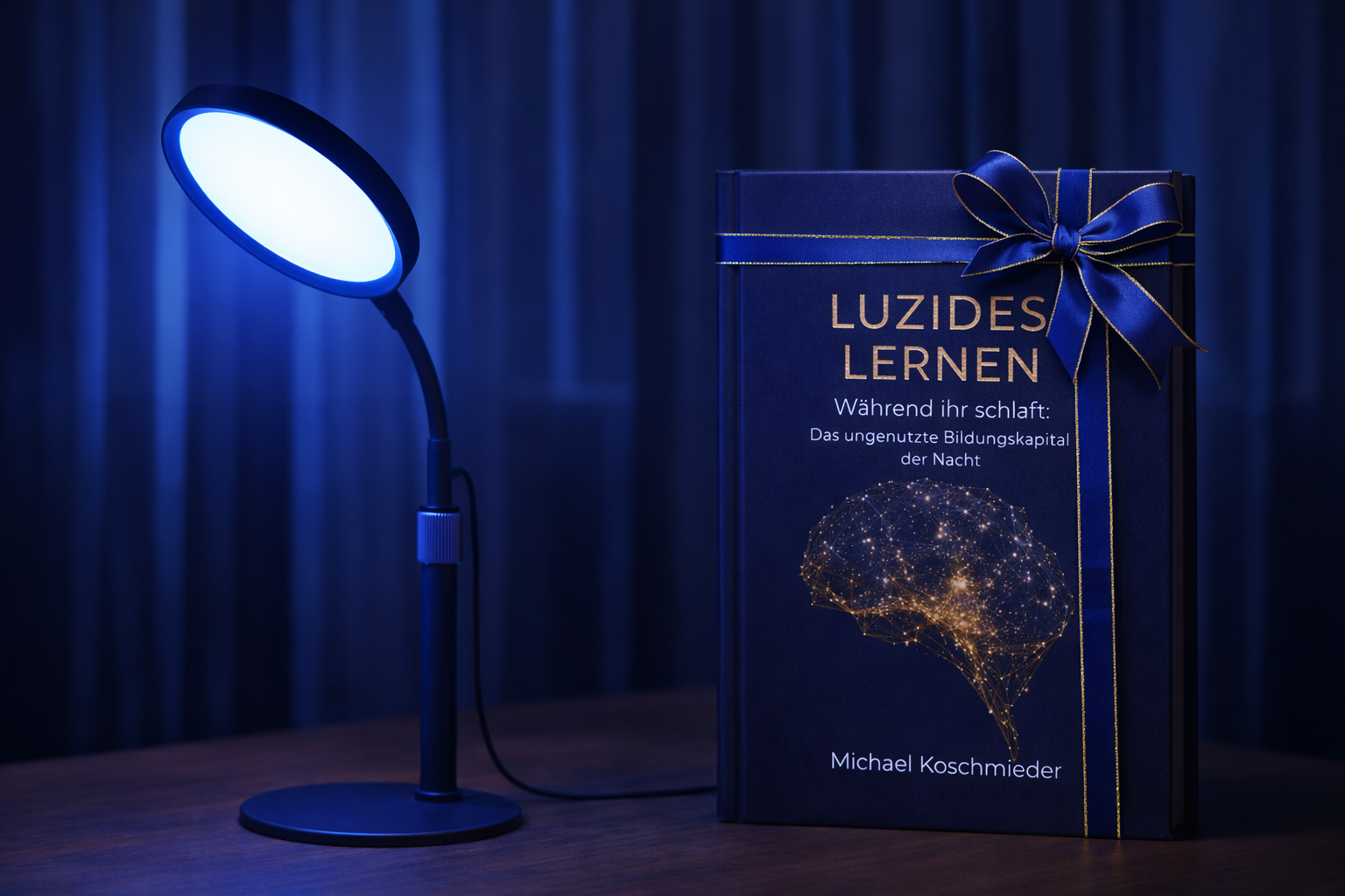 Buchcover Luzides Lernen während ihr schlaft als Geschenk
